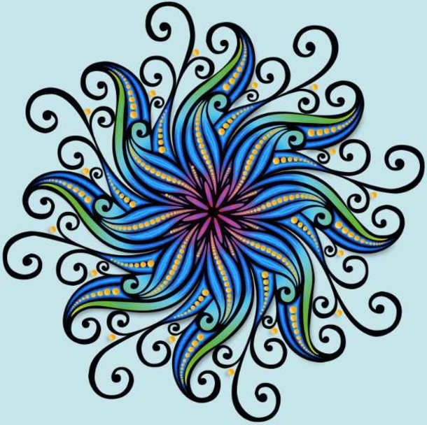 Florial Mandala Natural