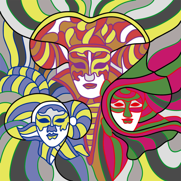 Maskencollage