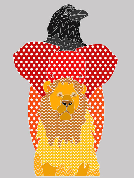 Totem Löwe