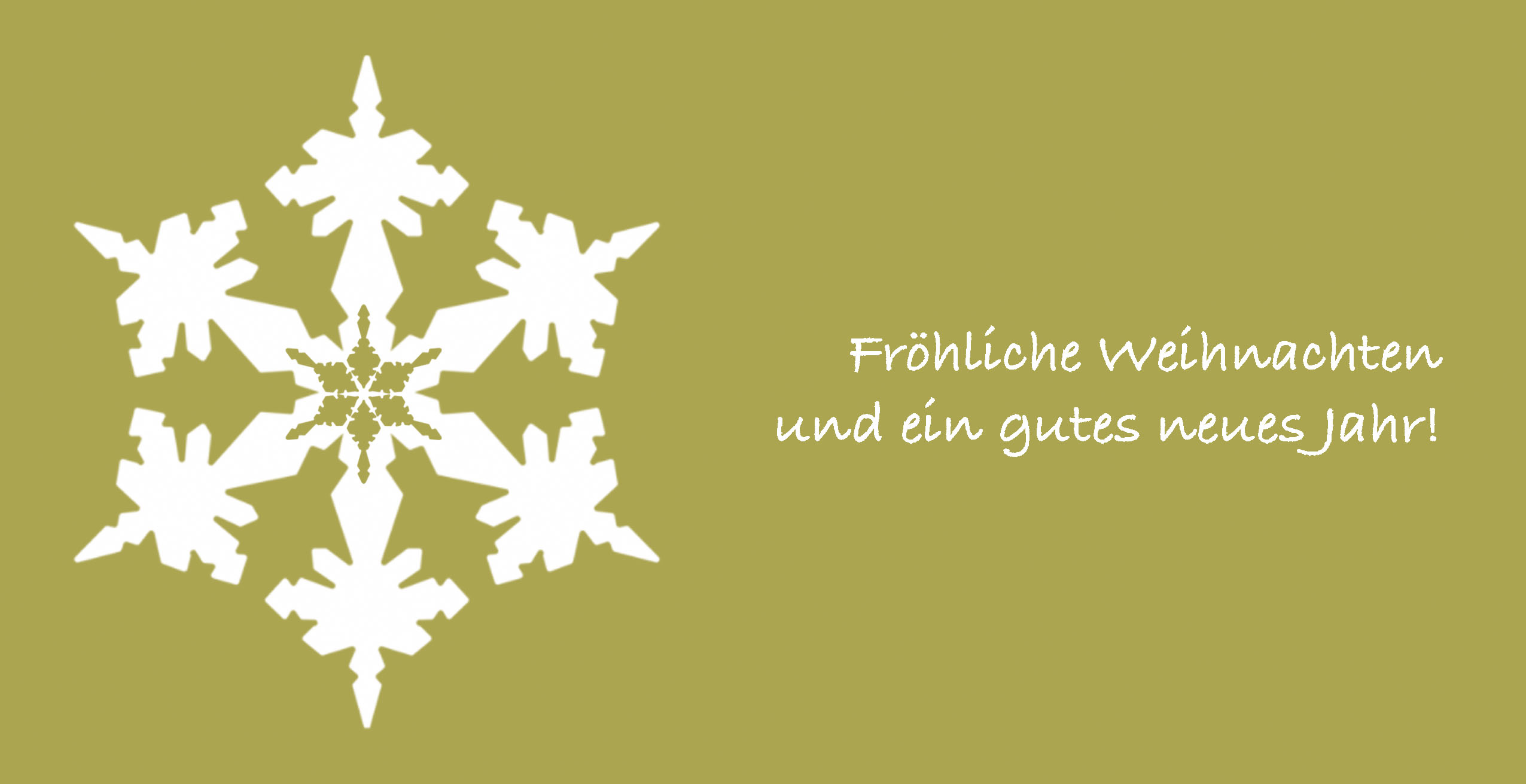 Weihnachtskarte "Schneeflocke"
