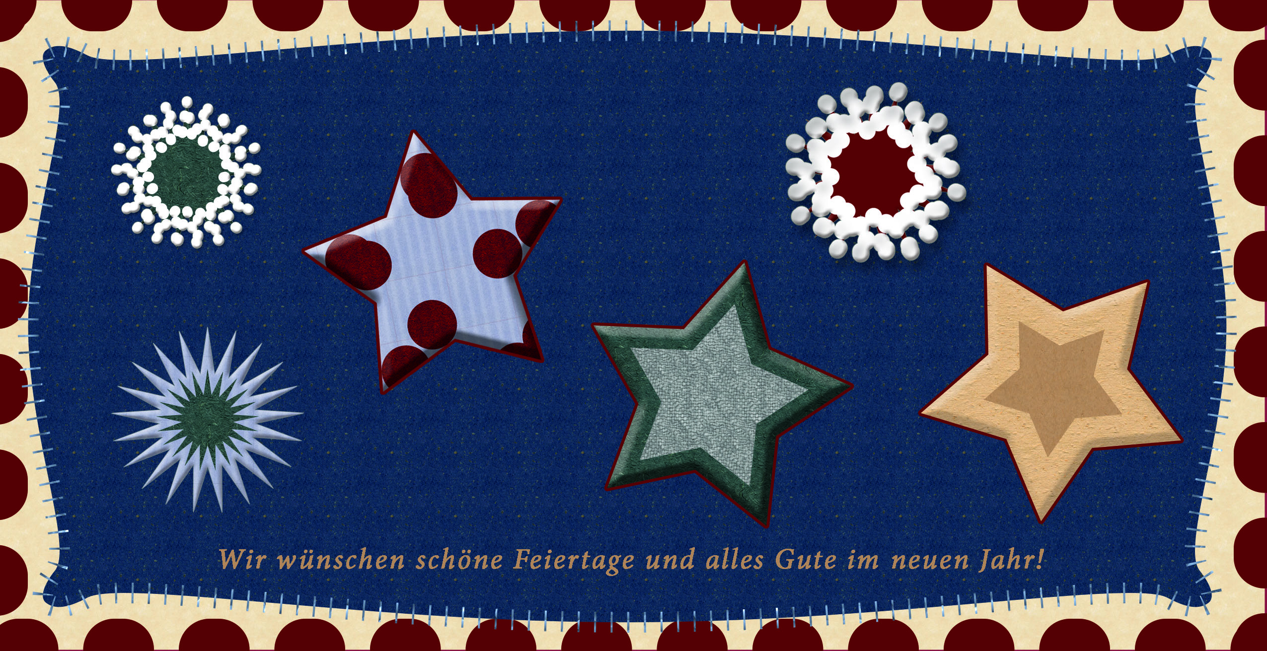 Weihnachtskarte "Weihnachtskarte in Bunt 2"