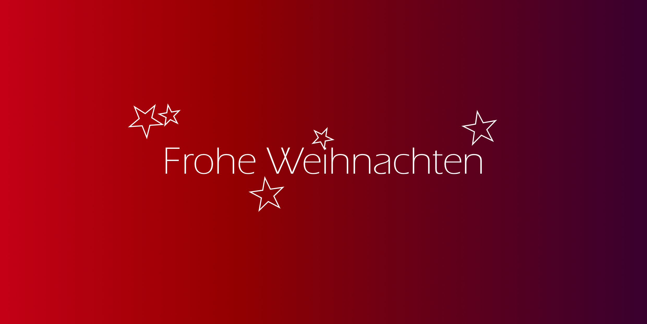 Weihnachtskarte "RotSterne"