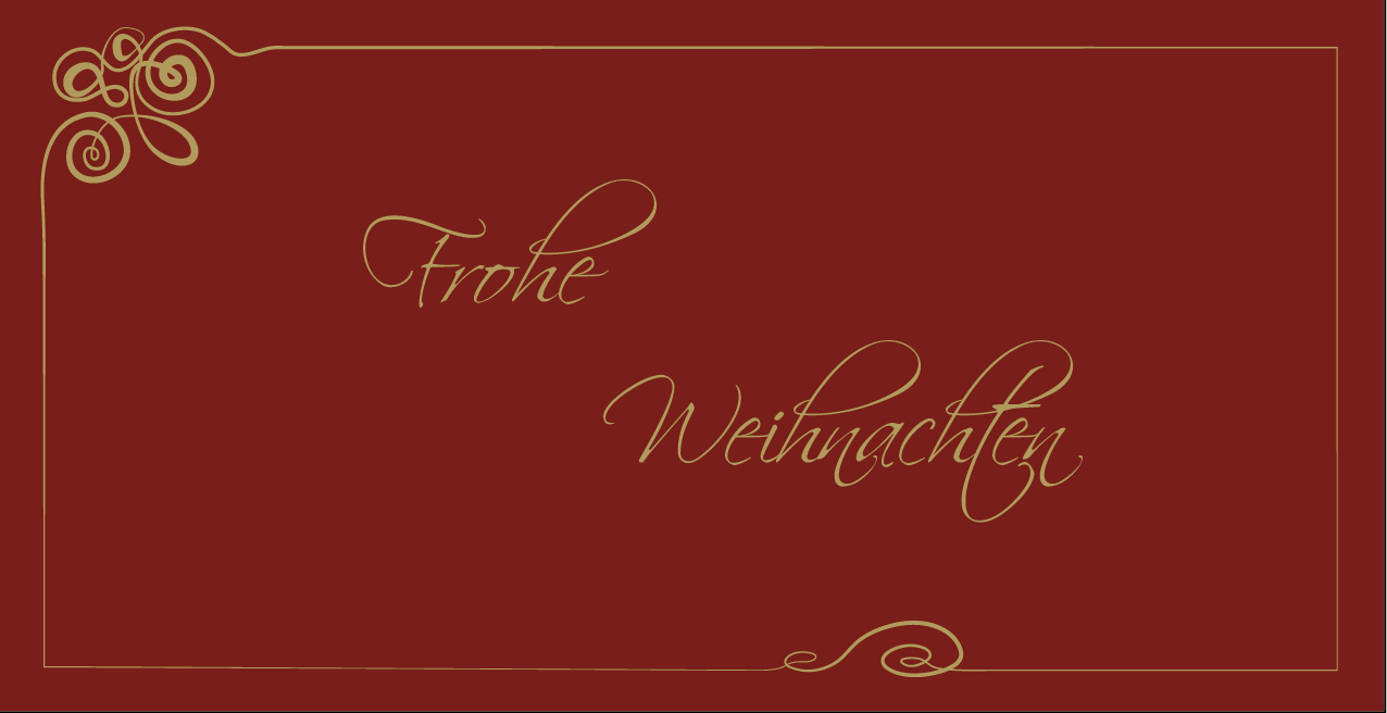 Weihnachtskarte "Ornamental"