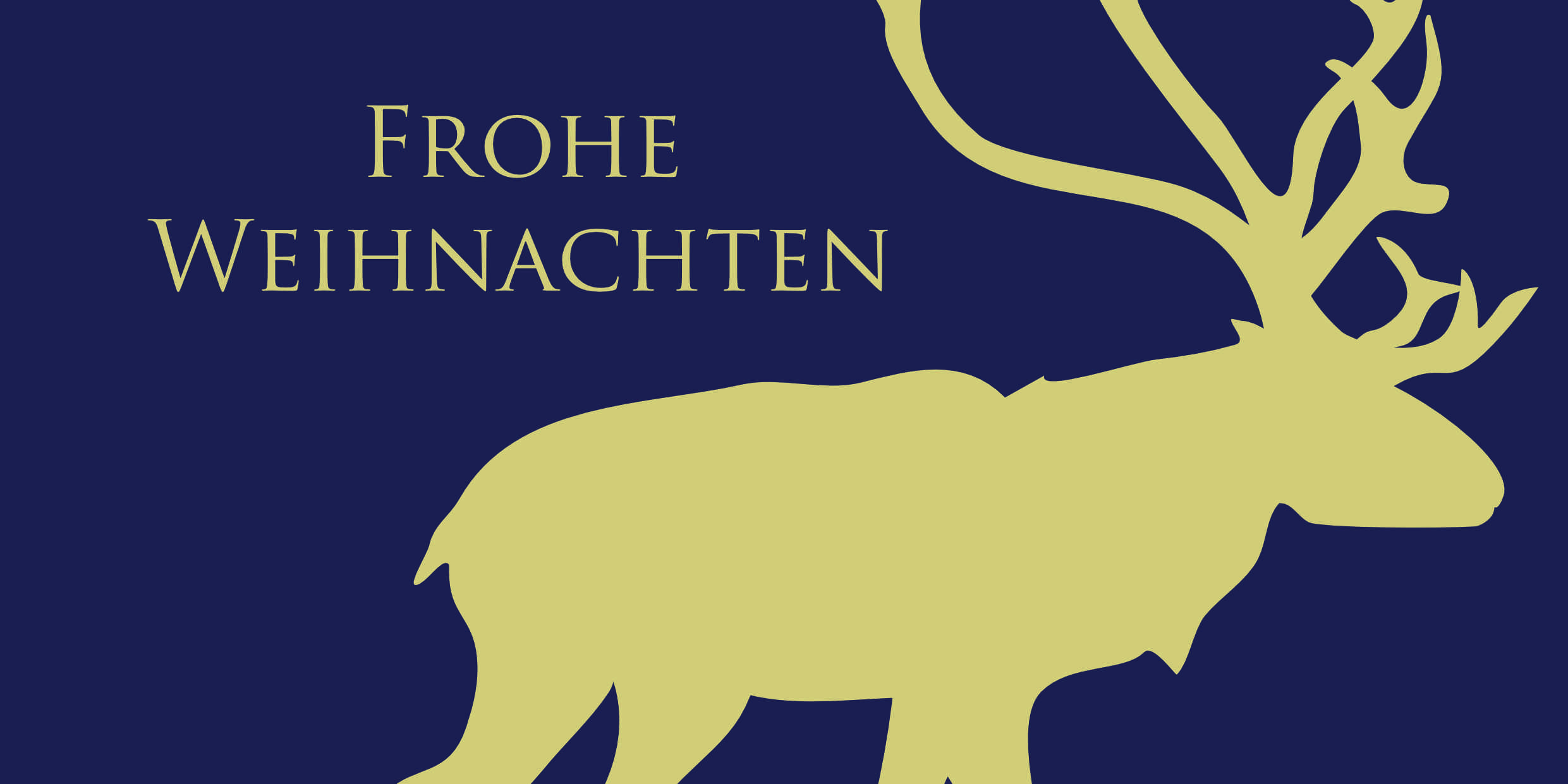 Weihnachtskarte "NaturRentier"