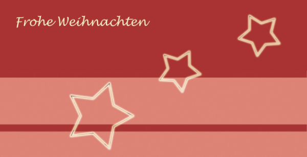 Weihnachtskarte "Xmas rot"
