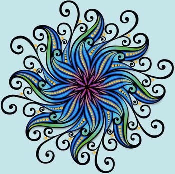 Florial Mandala Natural