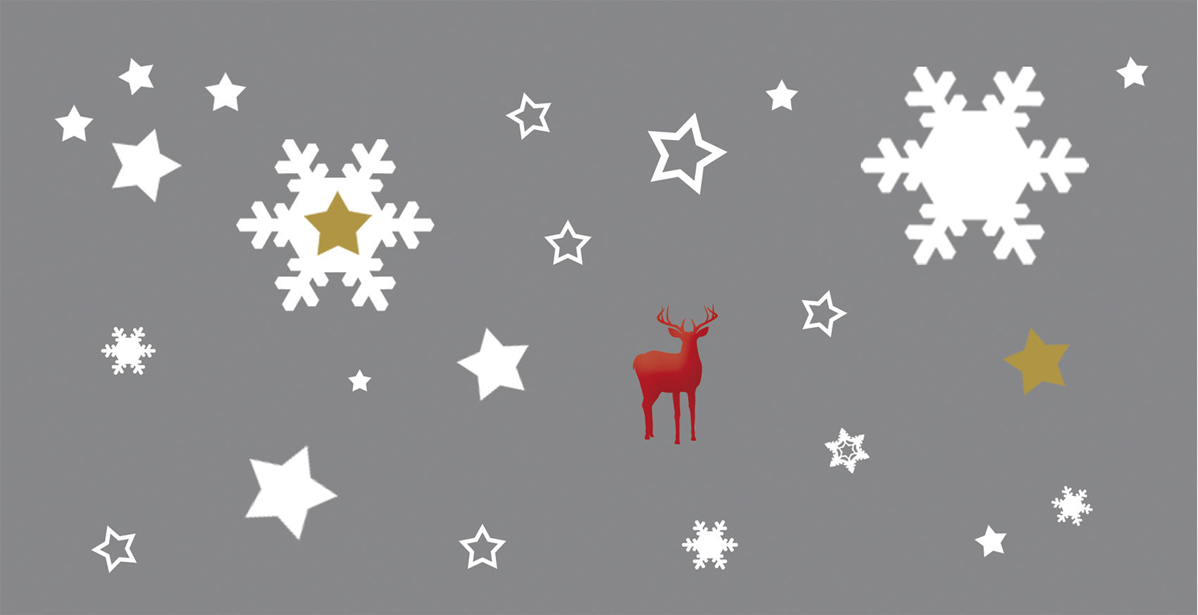 Weihnachtskarte "X-mas Rentier"