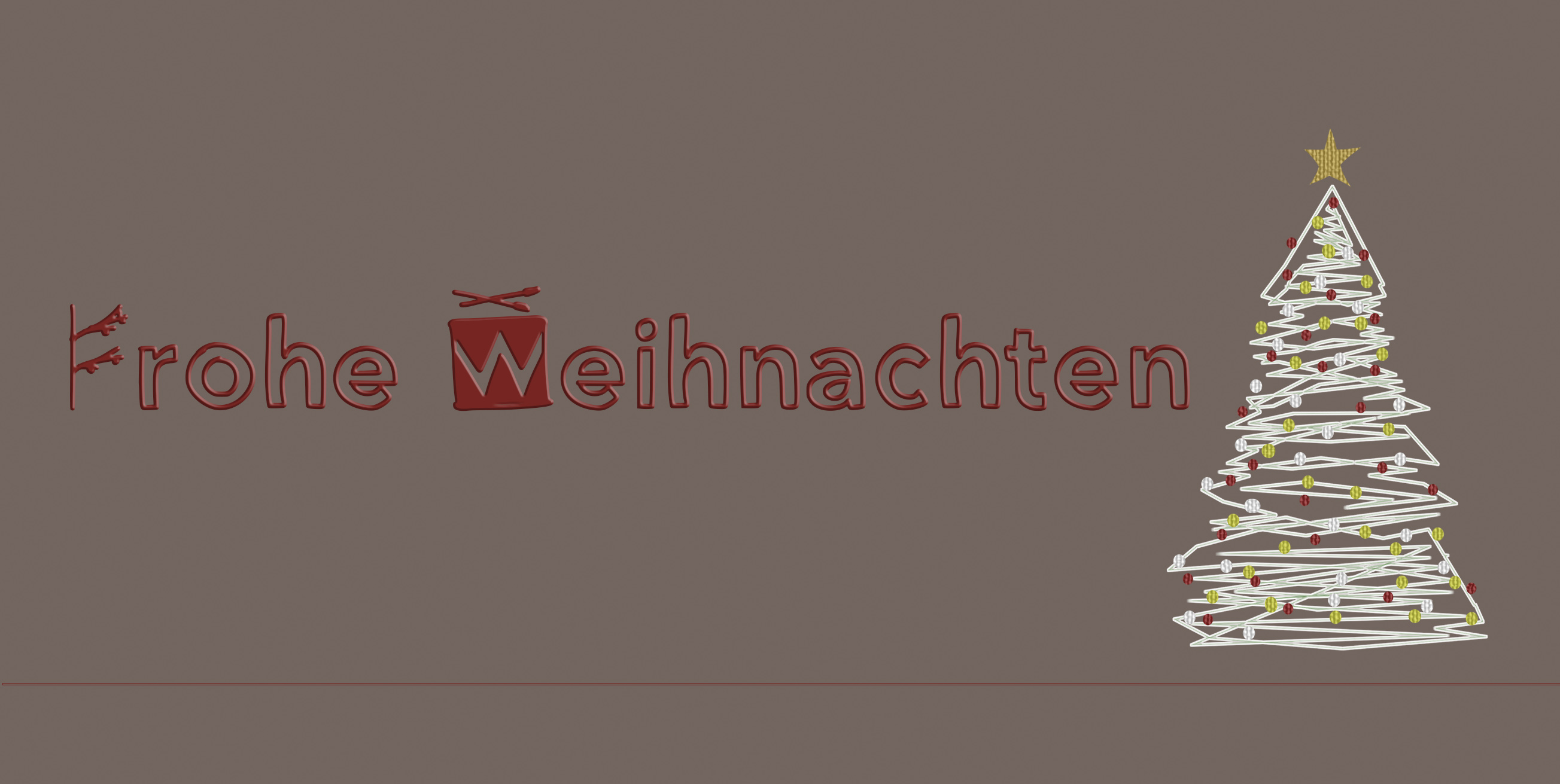 Weihnachtskarte "Weihnacht"