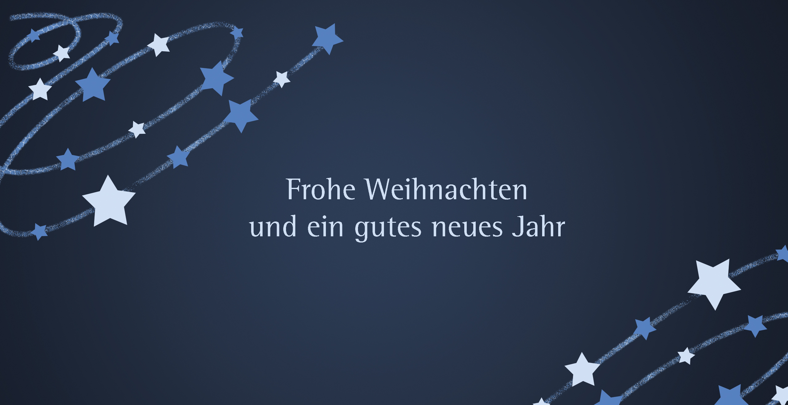 Weihnachtskarte "Weihnachtskarte blau"