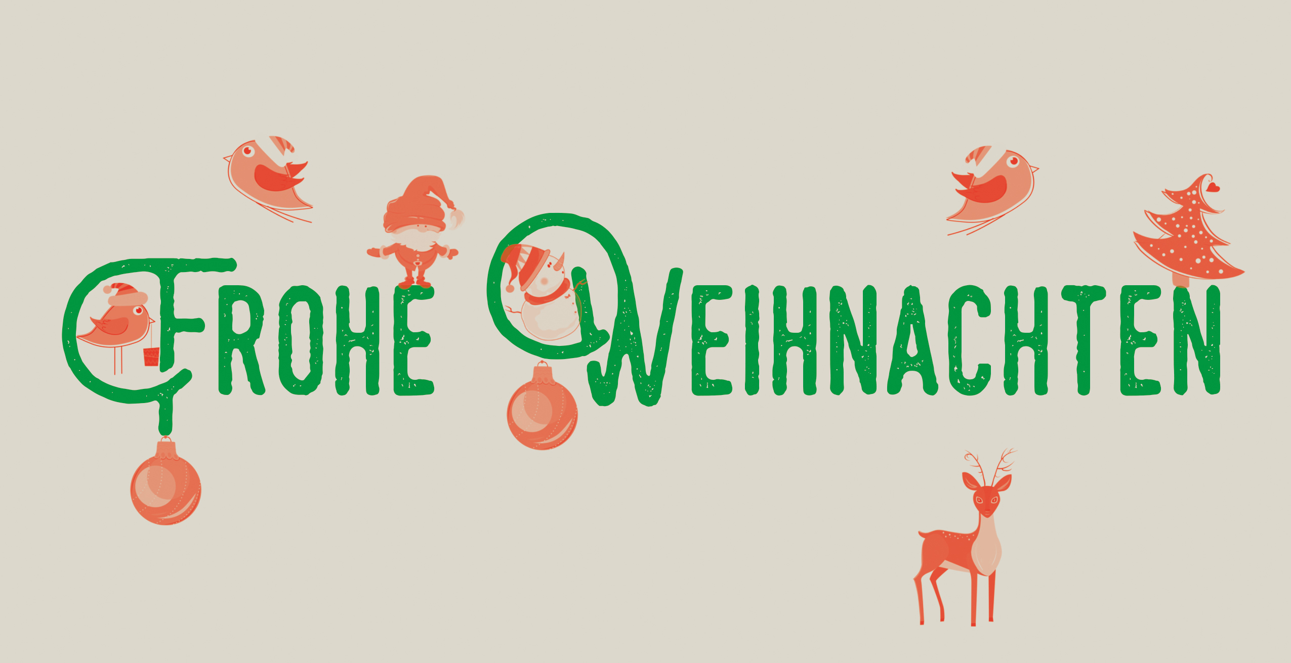 Weihnachtskarte "Weihnachtstreiben"