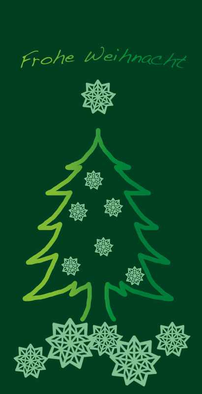 Weihnachtskarte "Tannenbaum"