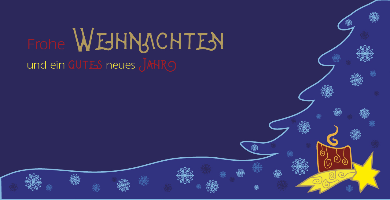 Weihnachtskarte "Weihnachtliche Muster3"