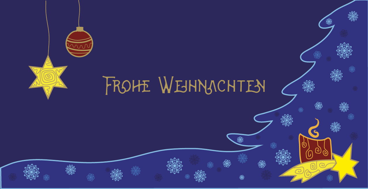 Weihnachtskarte "Weihnachtliche Muster2"