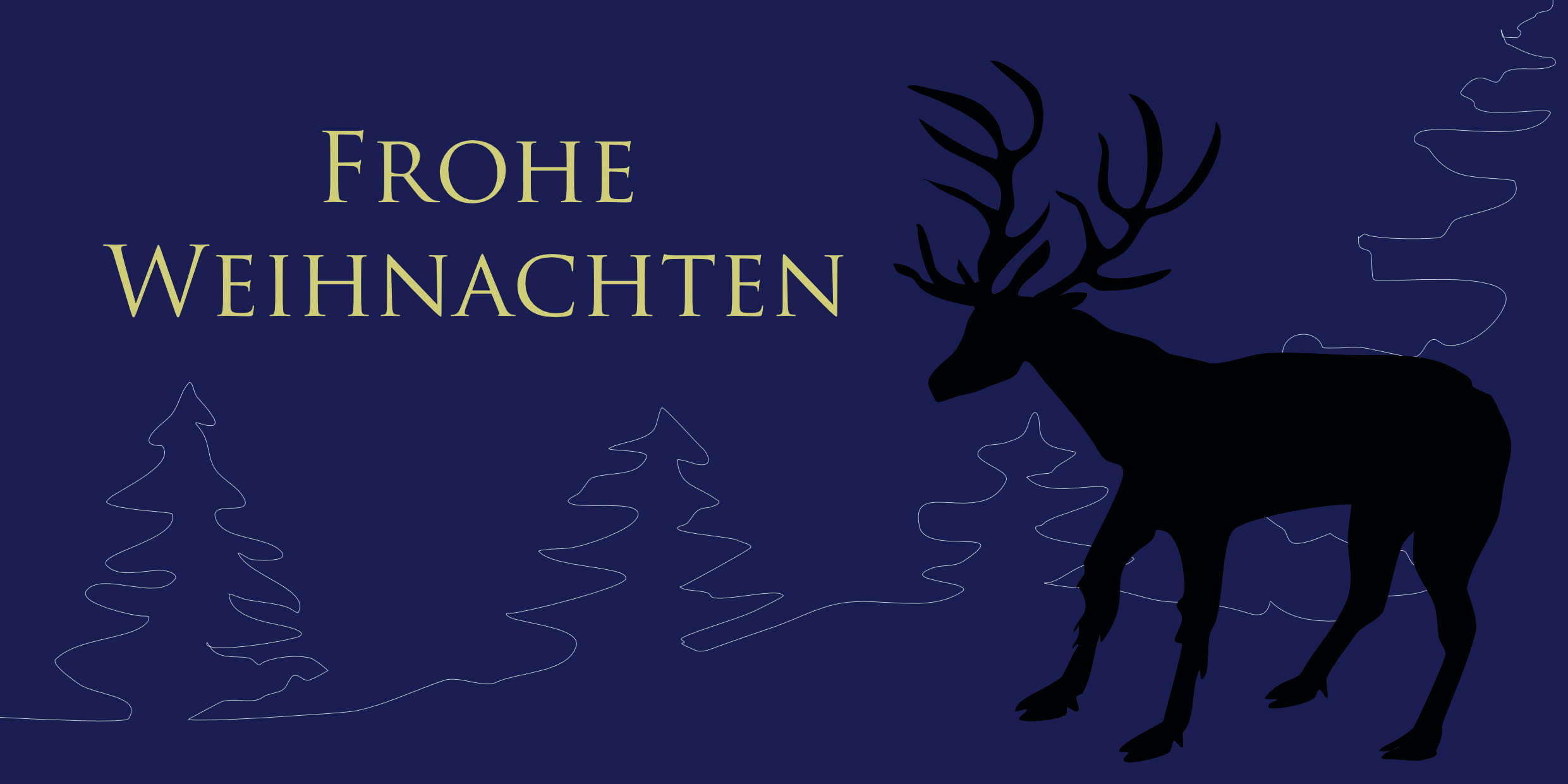Weihnachtskarte "Natur"