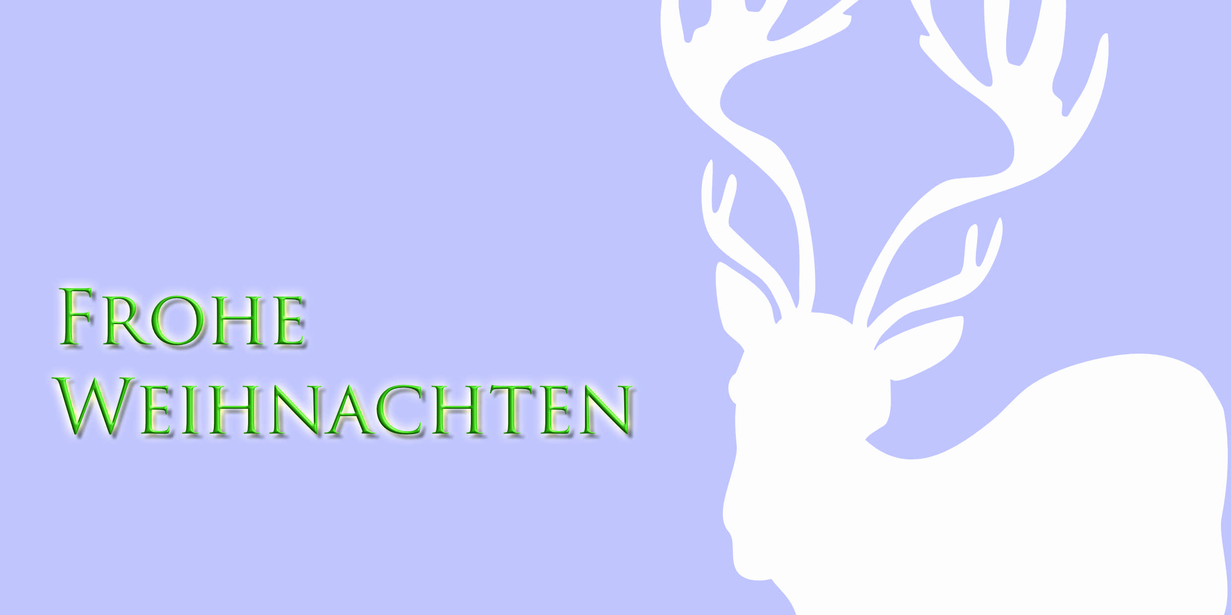 Weihnachtskarte "Rentier Quadrat 3"