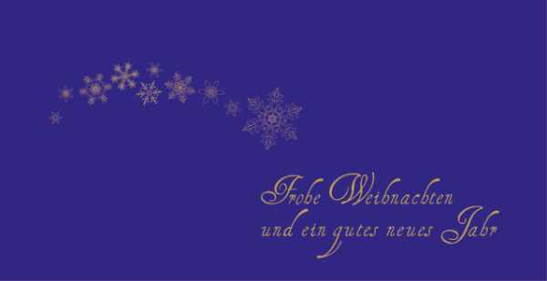 Weihnachtskarte "Komet"